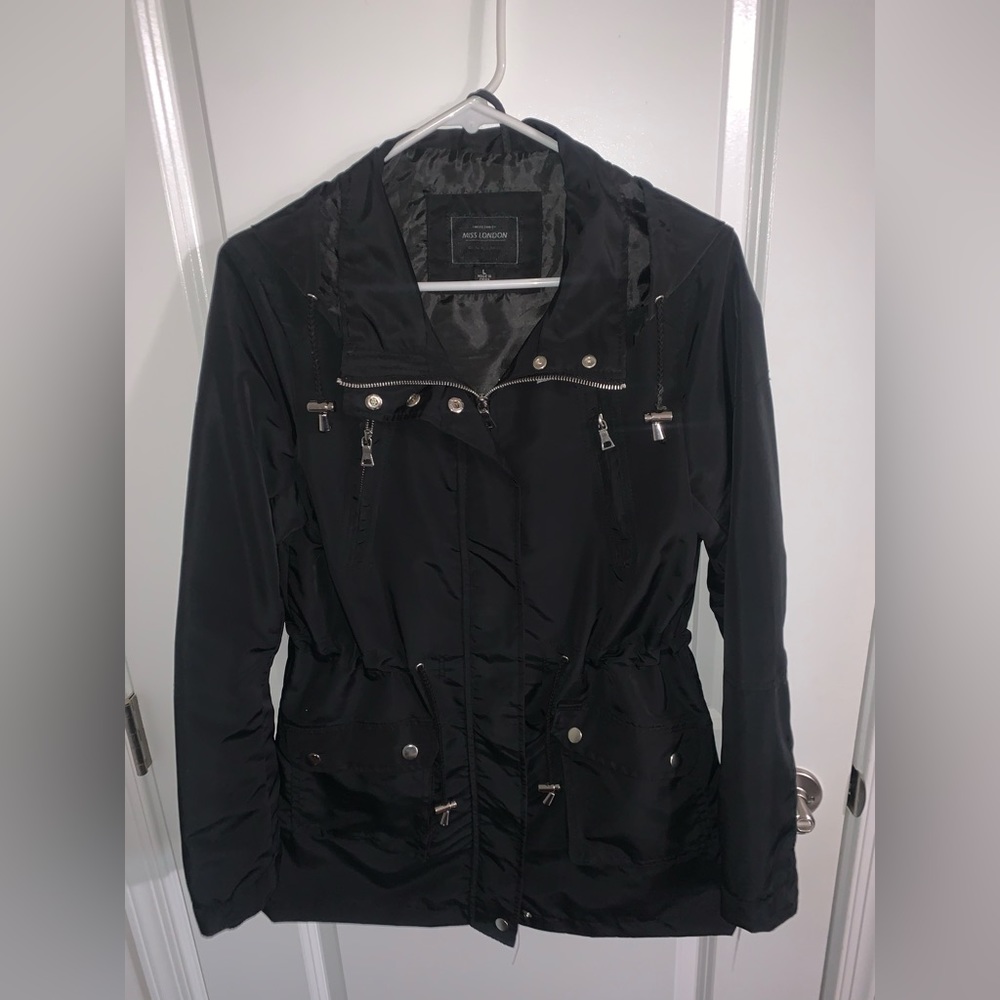 Miss London Black Label Zip Up Jacket